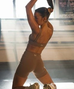 LaHana Swim Basil Crop - Cacao Brown 9 LaHana Swim Basil Crop - Cacao Brown