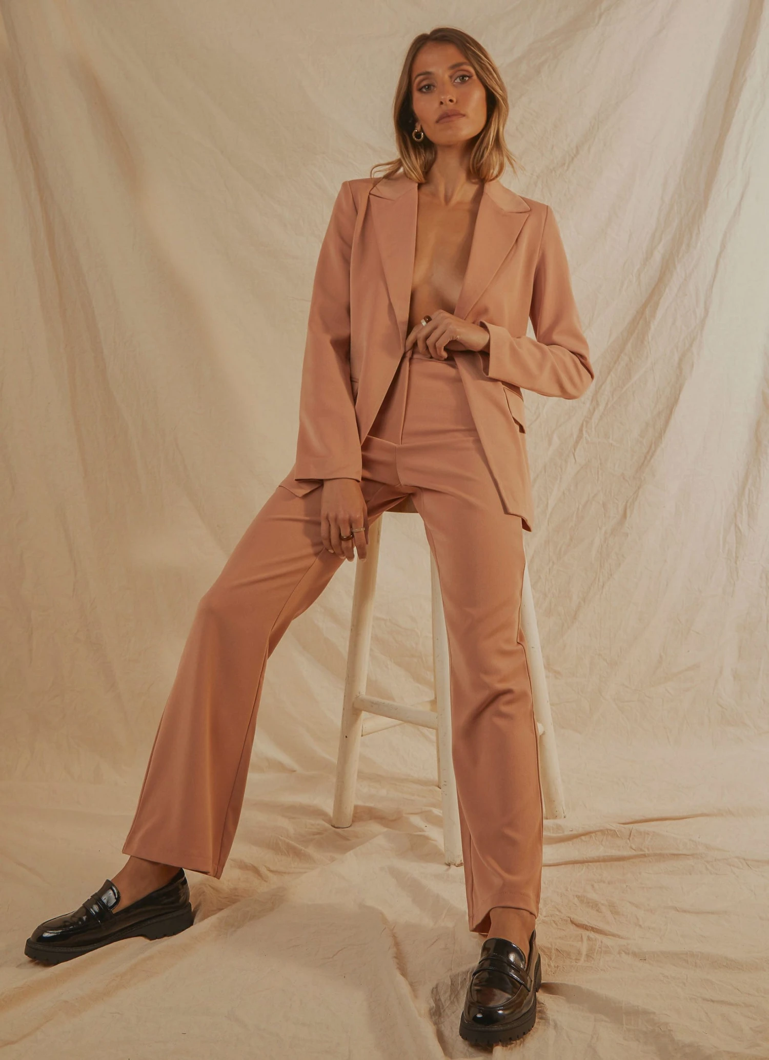 4th & Reckless Marta Trouser - Blush New & Most Loved 1 4th & Reckless Marta Trouser - Blush New & Most Loved