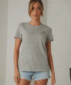 Levi's Perfect Tee - Smokestack Heather New & Most Loved 7 Levi's Perfect Tee - Smokestack Heather New & Most Loved