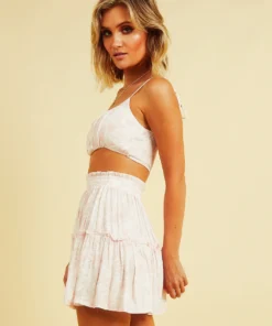 Peppermayo Bottoms Everything Skirt - Pink Floral