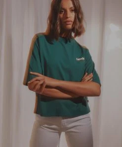 Levi's Heavyweight Box Logo Tee - Forest