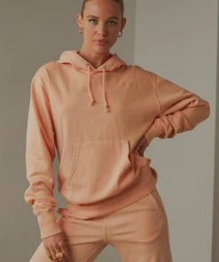 Champion Vintage Dye Boyfriend Hoodie - Certan Peach