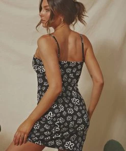 Afends Lola Hemp Mini Dress - Black 8 Afends Lola Hemp Mini Dress - Black