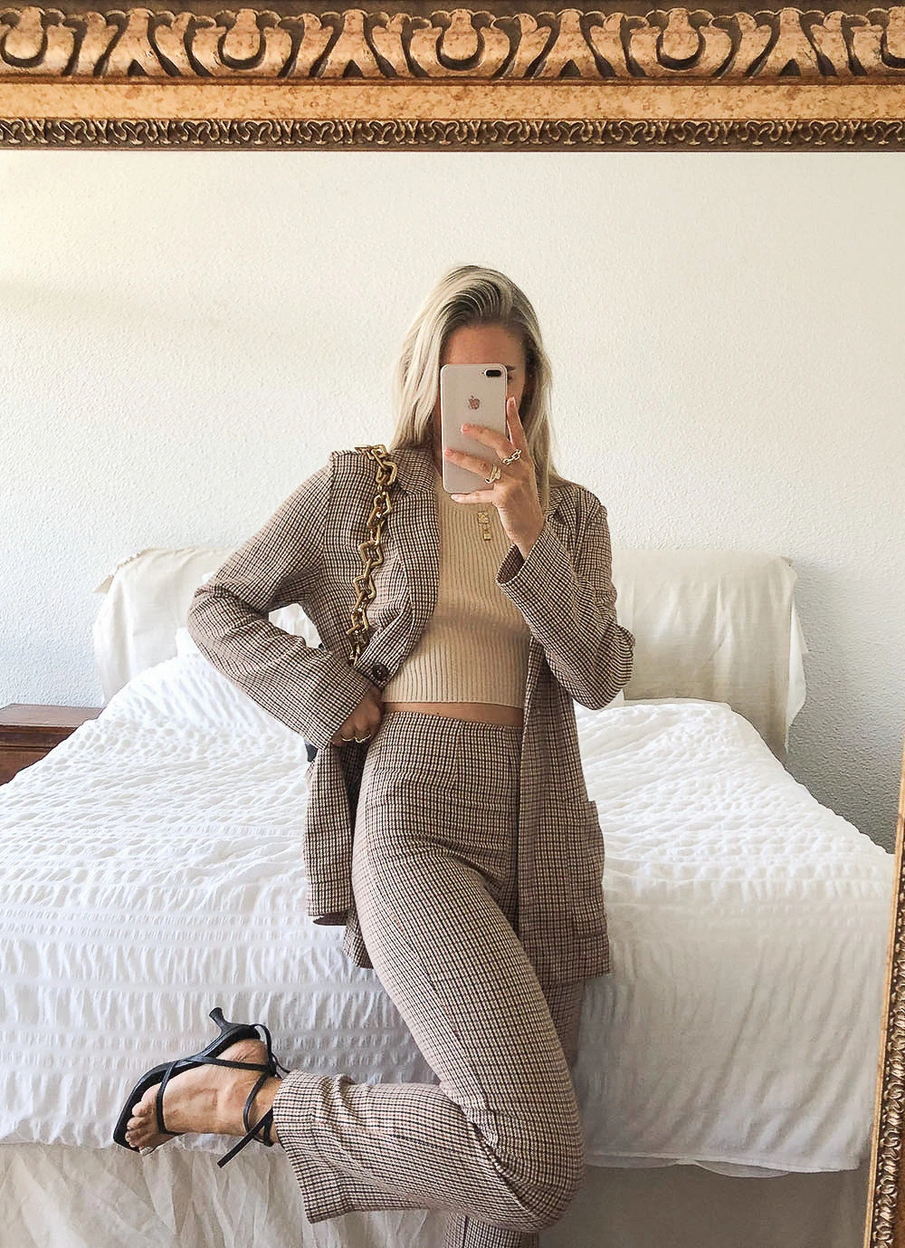 Afends London Calling HIgh Waist Pant - Toffee 1 Afends London Calling HIgh Waist Pant - Toffee