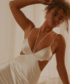 Peppermayo Dream In Colour Midi Dress - Ivory New & Most Loved