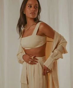 Peppermayo Exclusive New Space Crop - Ivory New & Most Loved