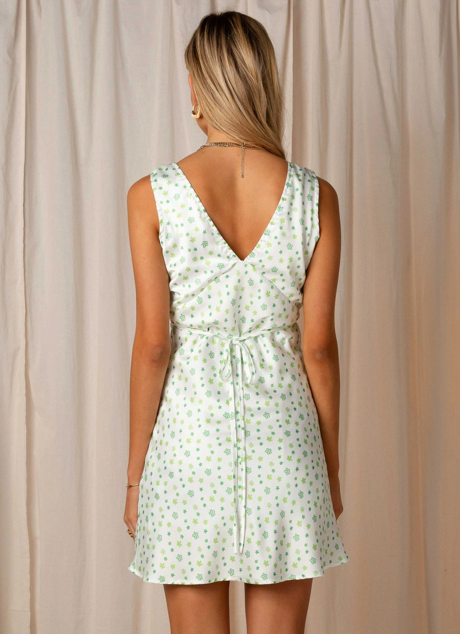 Peppermayo Exclusive Audrey Vintage Slip Dress - Green Wild Poppies New & Most Loved 6 Peppermayo Exclusive Audrey Vintage Slip Dress - Green Wild Poppies New & Most Loved