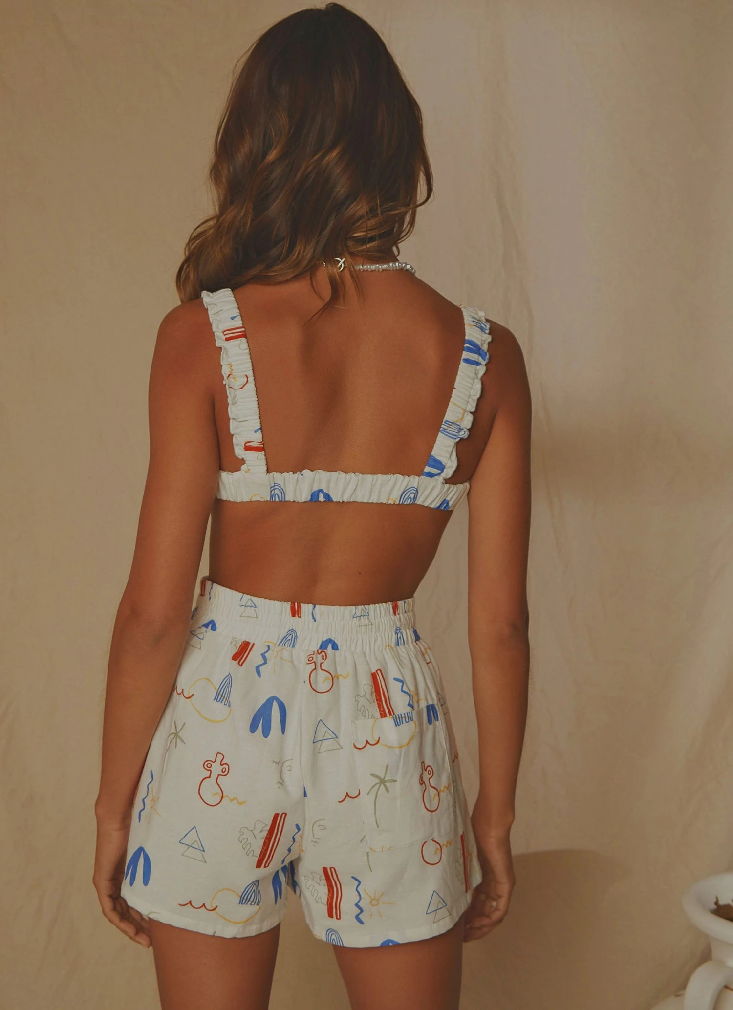 Peppermayo Exclusive New & Most Loved Strolls In Europe Linen Crop - Santorini 5 Peppermayo Exclusive New & Most Loved Strolls In Europe Linen Crop - Santorini