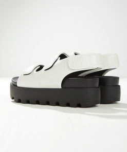 4th & Reckless Hugo Slide - White Croc PU New & Most Loved 7 4th & Reckless Hugo Slide - White Croc PU New & Most Loved