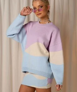 Peppermayo Exclusive San Miguel Knit Jumper - Pastel Sunset 6 Peppermayo Exclusive San Miguel Knit Jumper - Pastel Sunset