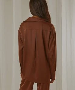 Peppermayo Exclusive New & Most Loved Monet Oversized Shirt - Choc Brown 11 Peppermayo Exclusive New & Most Loved Monet Oversized Shirt - Choc Brown