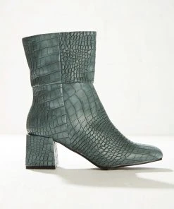 4th & Reckless New & Most Loved Cooper Ankle Boot - Teal Croc 8 4th & Reckless New & Most Loved Cooper Ankle Boot - Teal Croc