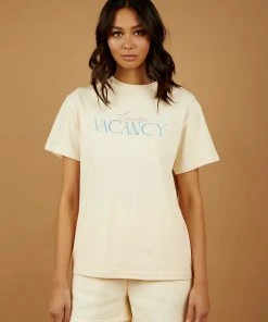 Vacancy Supply New & Most Loved Late Checkout Tee - Butter 7 Vacancy Supply New & Most Loved Late Checkout Tee - Butter