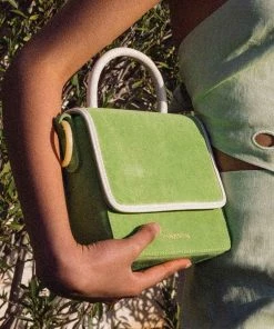 The Wolf Gang Layla Mini Box Bag - Lime New & Most Loved