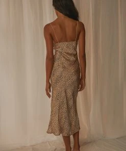 Peppermayo Flaunt It Dress - Beige Leopard New Dresses