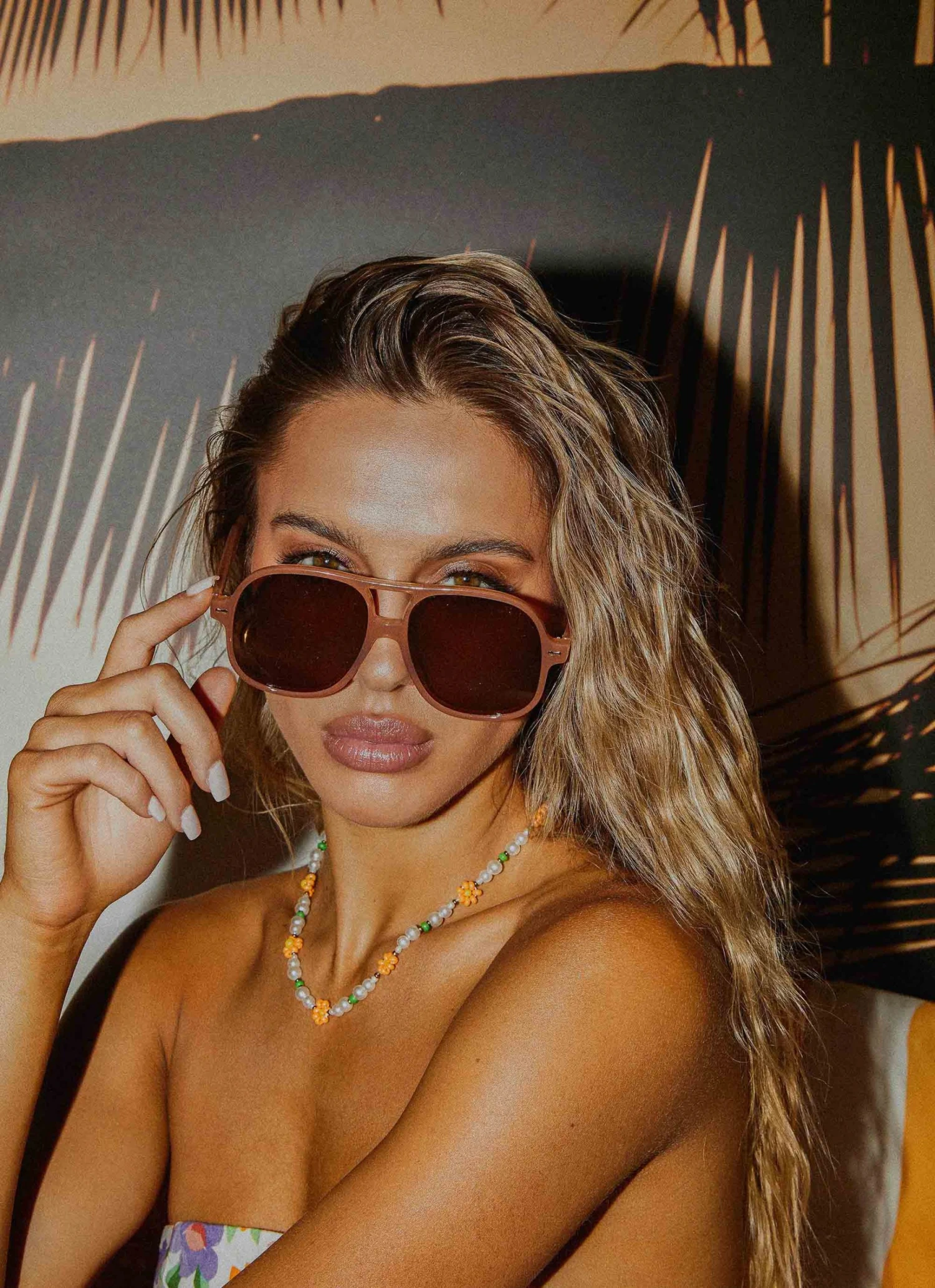 Peppermayo Lindsay Sunglasses - Orange 4 Peppermayo Lindsay Sunglasses - Orange