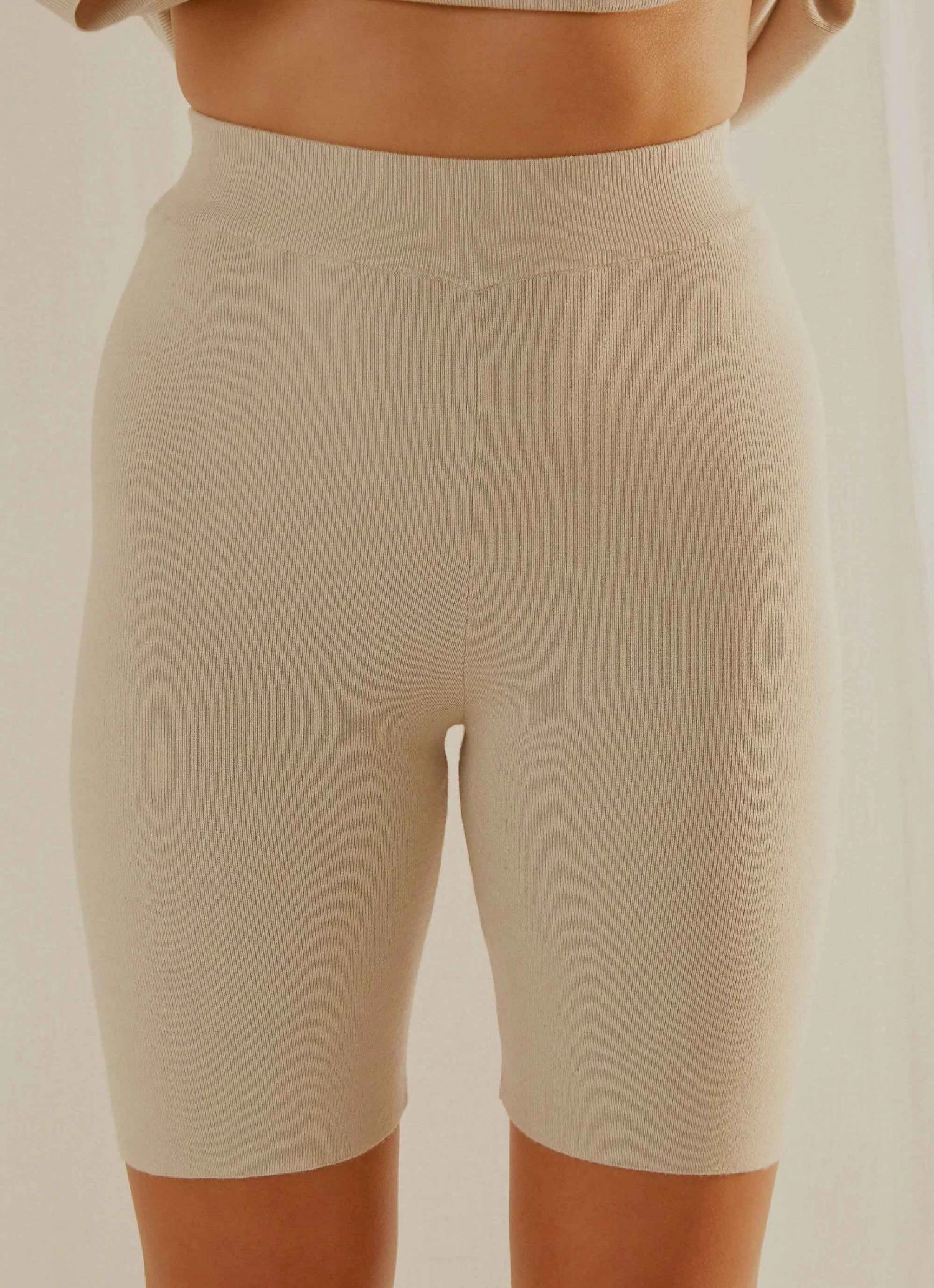 4th & Reckless Irina Knitted Cycling Short - Mint Knit 3 4th & Reckless Irina Knitted Cycling Short - Mint Knit