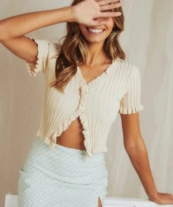 Peppermayo Le Paris Top - Beige New Tops