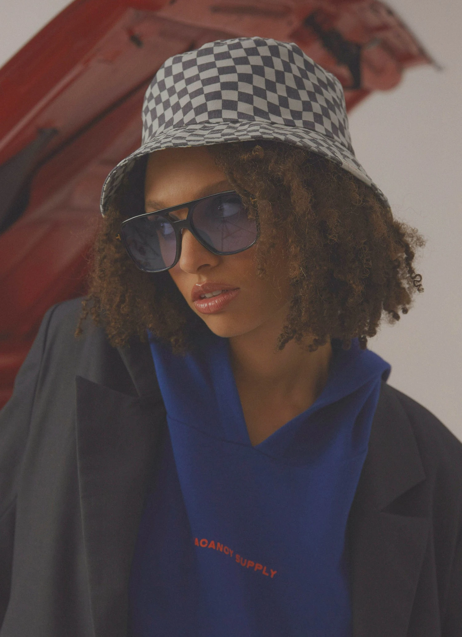 Vacancy Supply Turbo Bucket Hat - Charcoal-White New & Most Loved 1 Vacancy Supply Turbo Bucket Hat - Charcoal-White New & Most Loved