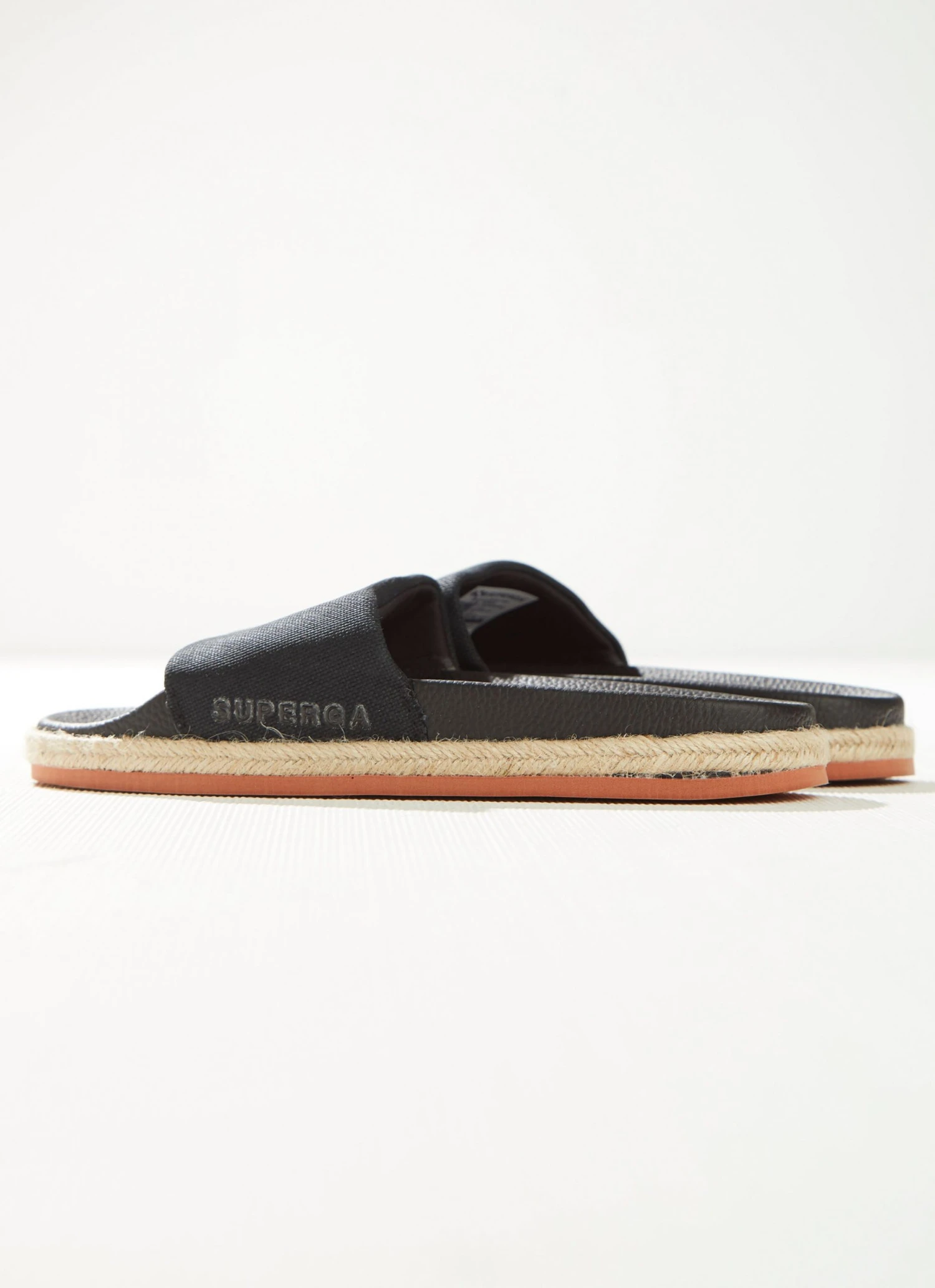 Superga 1908 Slides Organic Canvas Rop - 005 Black New & Most Loved 6 Superga 1908 Slides Organic Canvas Rop - 005 Black New & Most Loved