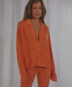 Peppermayo Exclusive New & Most Loved Simi Shirt - Orange