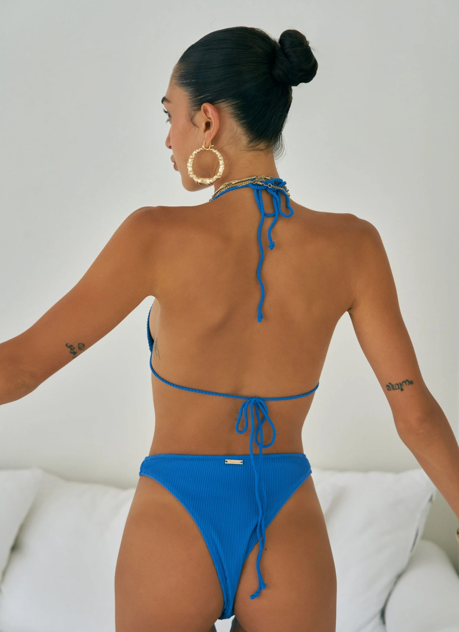 LaHana Swim Billy Bottom - Ribbed Blue Sapphire 3 LaHana Swim Billy Bottom - Ribbed Blue Sapphire