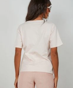 Cools Club New Tops Leisure Club Tee - Peach