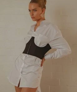 Peppermayo Exclusive Summer Fade Underbust Corset - Black New & Most Loved