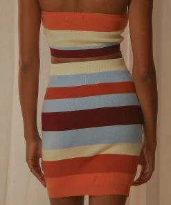 Peppermayo Tropicola Knit Skirt - Stripe New & Most Loved 9 Peppermayo Tropicola Knit Skirt - Stripe New & Most Loved