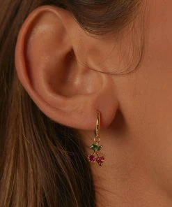 Peppermayo Law Of Attraction Earrings - Gold