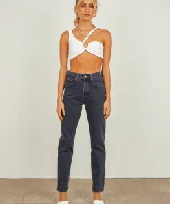 Levi's New & Most Loved 501 Crop Jeans - Deep Dark 7 Levi's New & Most Loved 501 Crop Jeans - Deep Dark