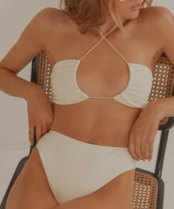 Vacancy Supply Sundance High Waisted Bottoms - Coconut Milk 15 Vacancy Supply Sundance High Waisted Bottoms - Coconut Milk