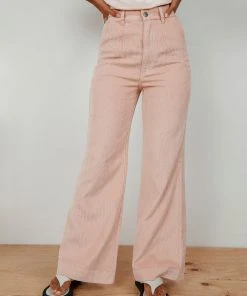 Afends Shelby Hemp Cord Wide Leg Pant - Ash Pink New & Most Loved 8 Afends Shelby Hemp Cord Wide Leg Pant - Ash Pink New & Most Loved