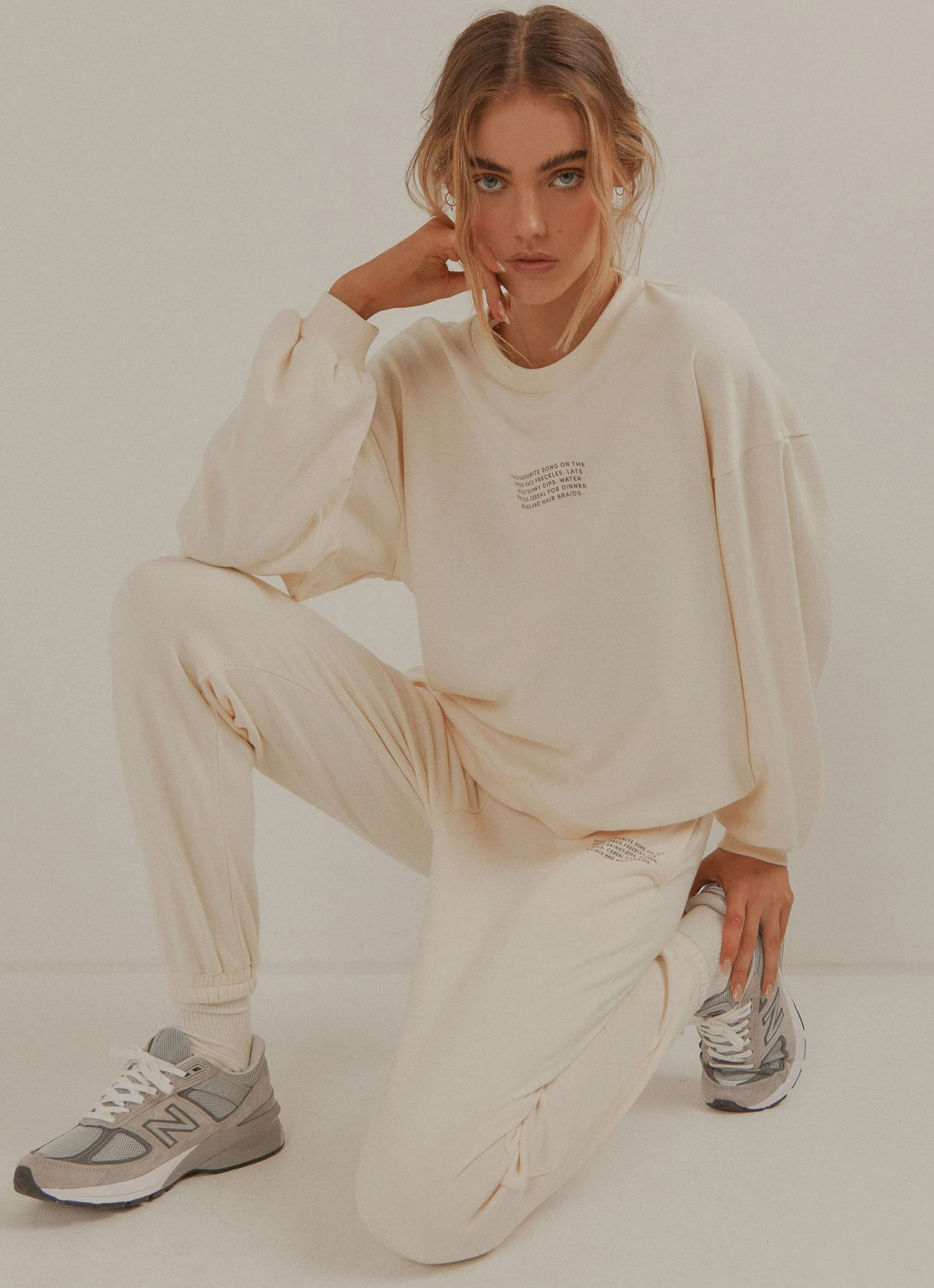 Vacancy Supply New & Most Loved Holiday House Crewneck - Coconut Milk 1 Vacancy Supply New & Most Loved Holiday House Crewneck - Coconut Milk