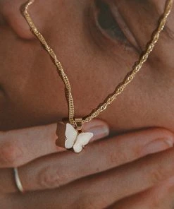 Peppermayo Femme Necklace & Earrings Set - Gold New & Most Loved