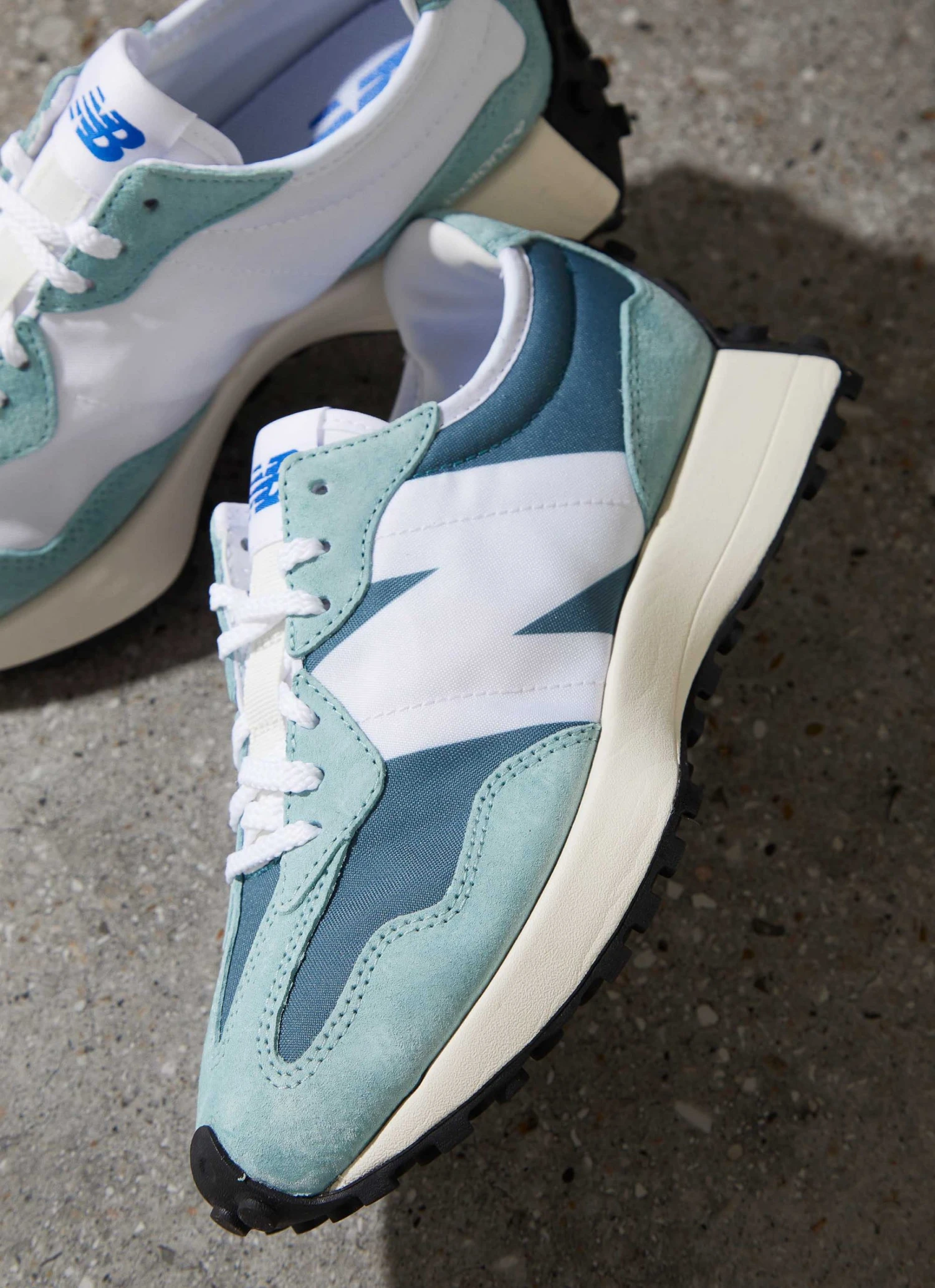 New Balance 327 Sneaker - Storm Blue With Deep Sea 1 New Balance 327 Sneaker - Storm Blue With Deep Sea