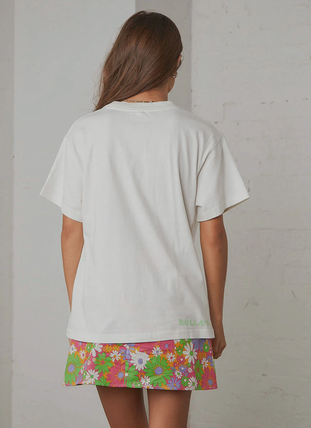 Rolla's Tomboy MTV Tie Dye Tee - White 5 Rolla's Tomboy MTV Tie Dye Tee - White