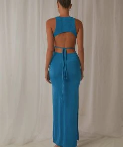 Peppermayo Aura Midi Dress - Blue New & Most Loved 9 Peppermayo Aura Midi Dress - Blue New & Most Loved