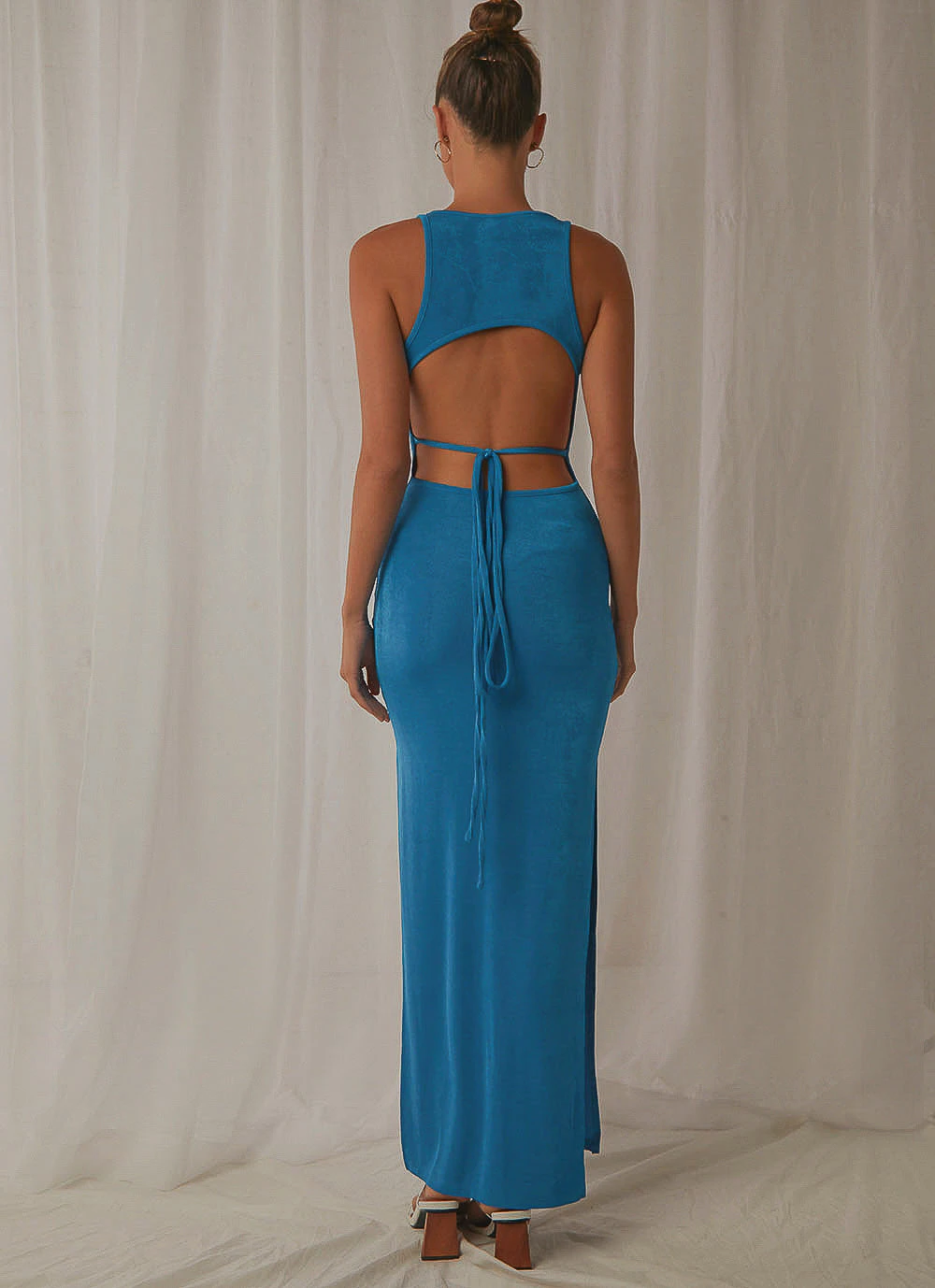 Peppermayo Aura Midi Dress - Blue New & Most Loved 5 Peppermayo Aura Midi Dress - Blue New & Most Loved