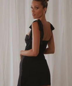 Peppermayo New & Most Loved Let's Groove Mini Dress - Black