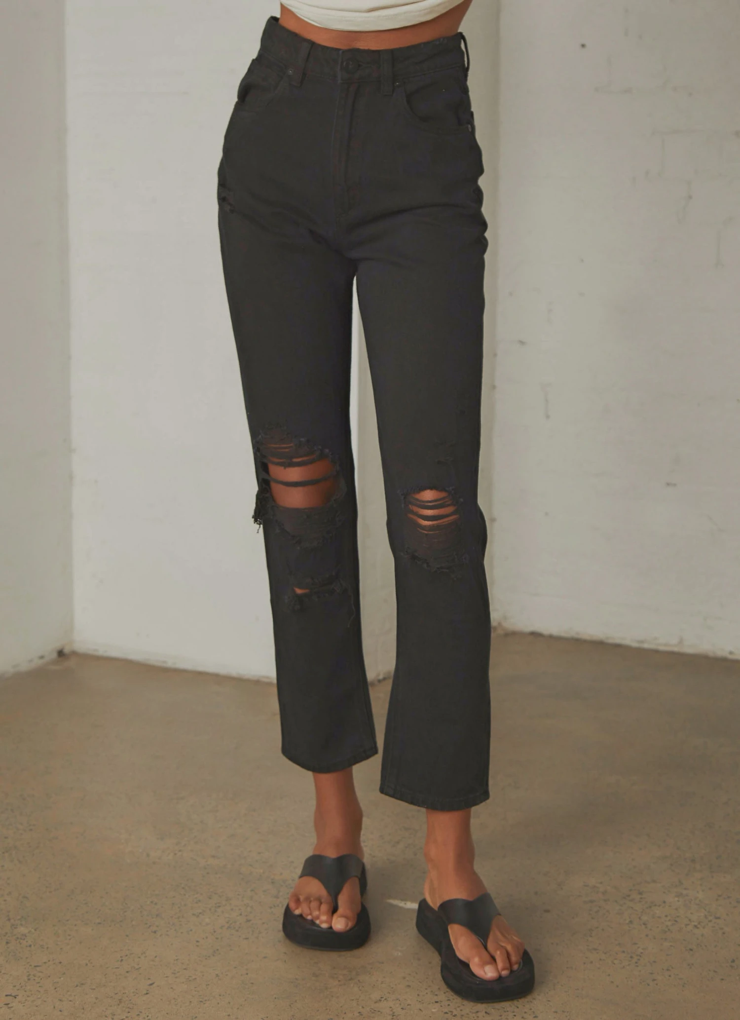 Abrand New & Most Loved A 94 Slim Jeans - Black Wildlife 1 Abrand New & Most Loved A 94 Slim Jeans - Black Wildlife