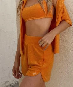 Vacancy Supply Cabana Terry Short - Tangerine New & Most Loved