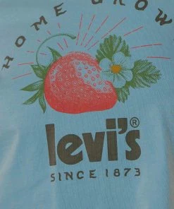 Levi's Cropped Jordie Tee - Natural Blue