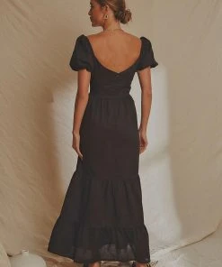 National Breast Cancer Foundation X Peppermayo Europe Local Linen Maxi Dress - Black New & Most Loved 10 National Breast Cancer Foundation X Peppermayo Europe Local Linen Maxi Dress - Black New & Most Loved