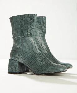 4th & Reckless New & Most Loved Cooper Ankle Boot - Teal Croc 9 4th & Reckless New & Most Loved Cooper Ankle Boot - Teal Croc
