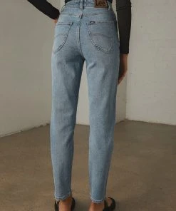 Lee Hourglass High Moms Jean - Bias Blue New & Most Loved