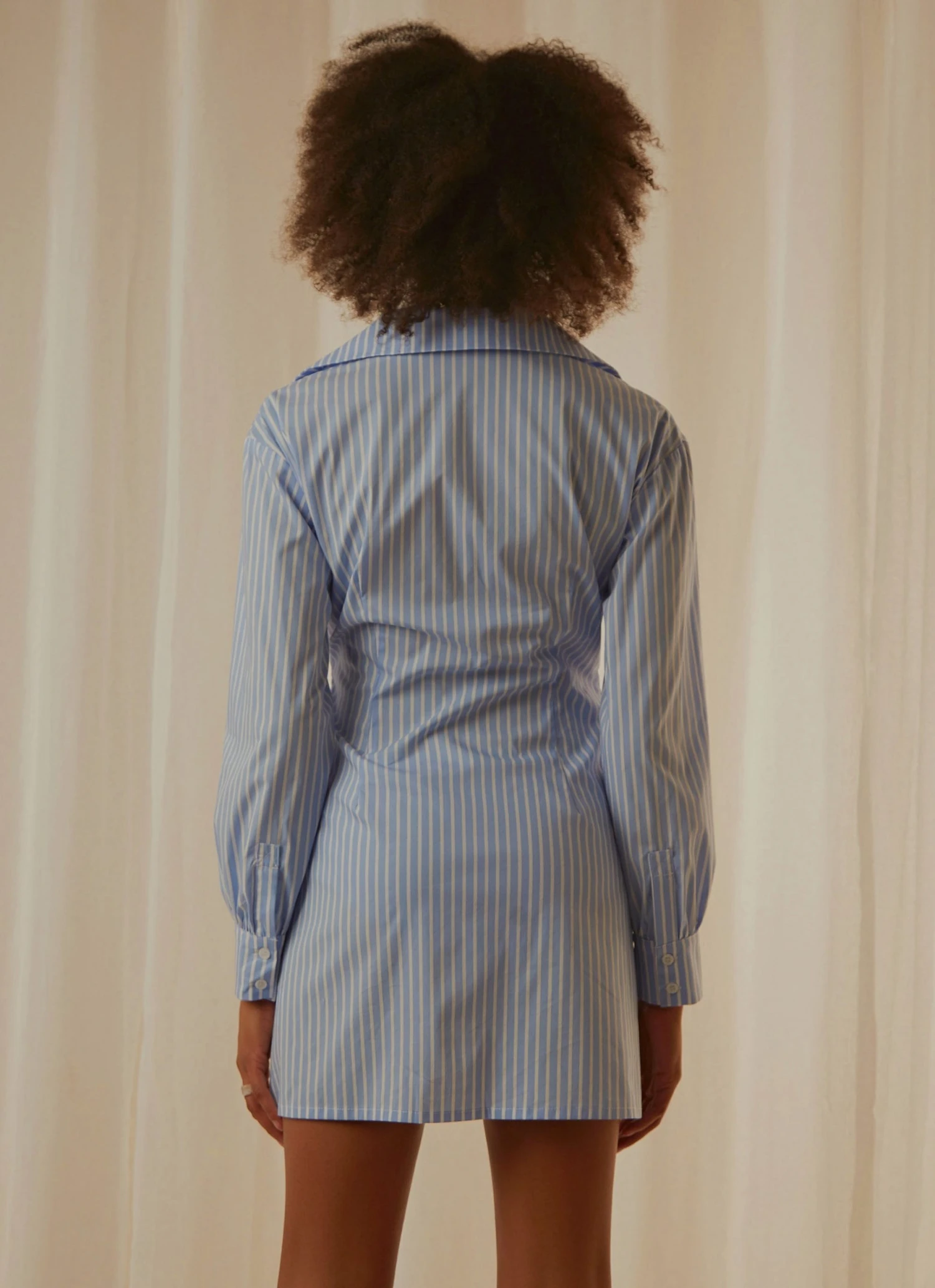 Peppermayo Exclusive Solana Shirt Dress - Blue Stripe 5 Peppermayo Exclusive Solana Shirt Dress - Blue Stripe