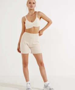 Peppermayo New Bottoms First Song Knit Shorts - Beige