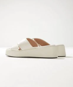 Cult Avenue New & Most Loved Fonda Cross Over Mule - Ivory