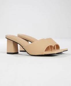 Cult Avenue Dixie Mule Heel - Beige New & Most Loved